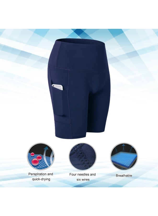 Compression Workout Tights Shorts Black