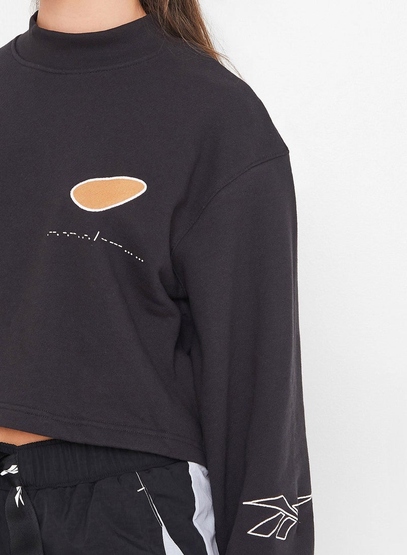 RCPM Daytona Graphic Crew Sweatshirt Black