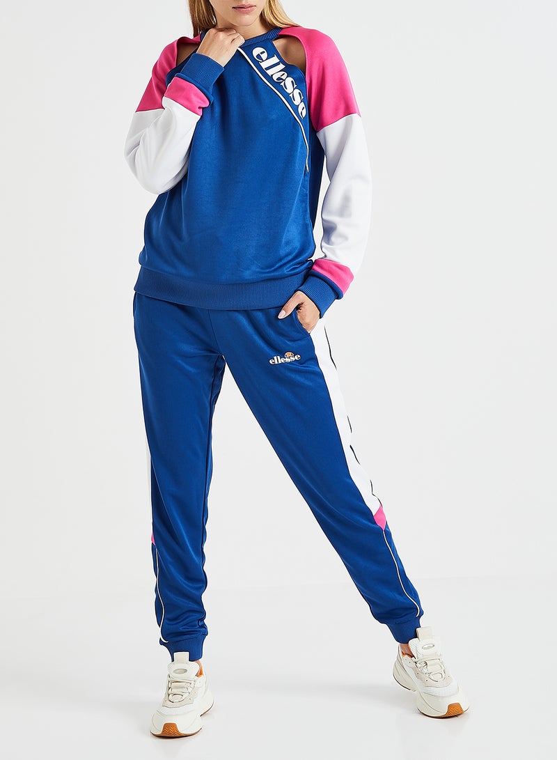 Maura Sweatshirt Blue/Pink/White