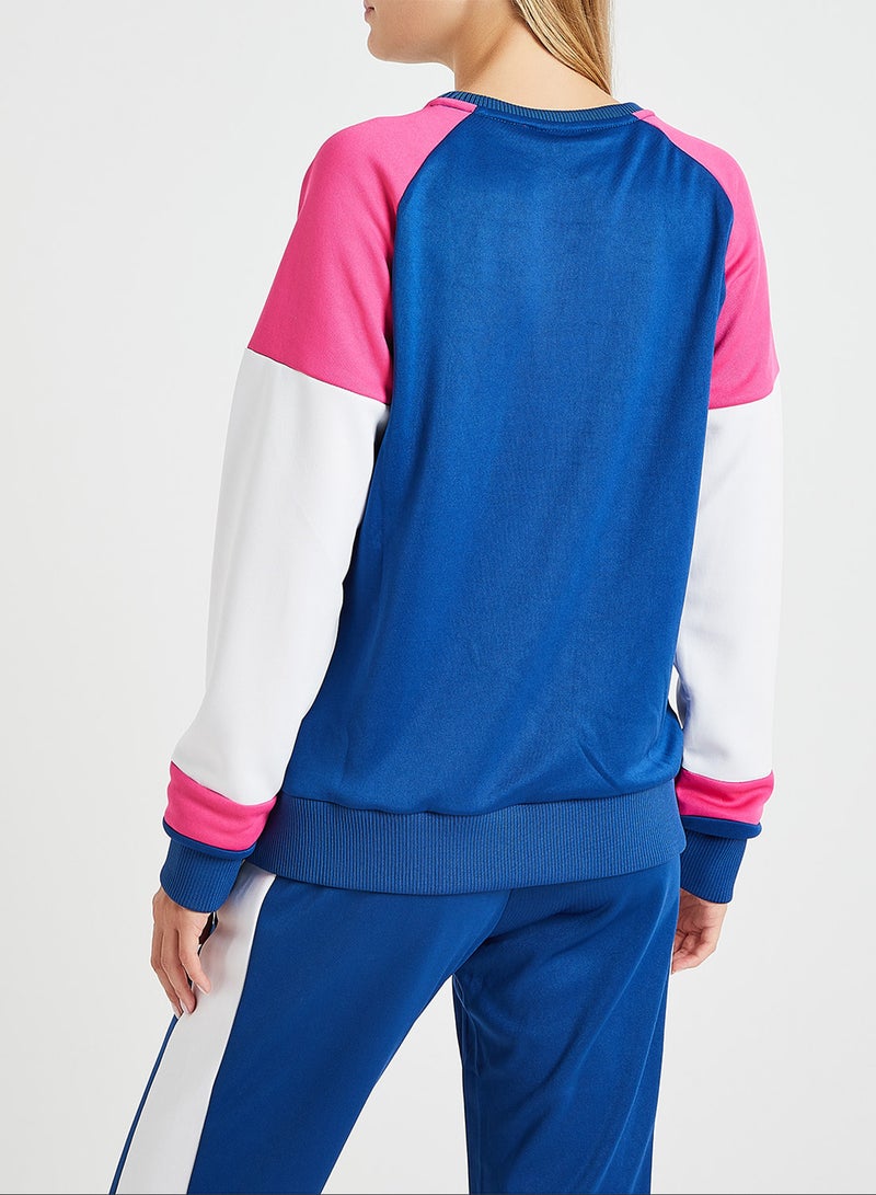 Maura Sweatshirt Blue/Pink/White