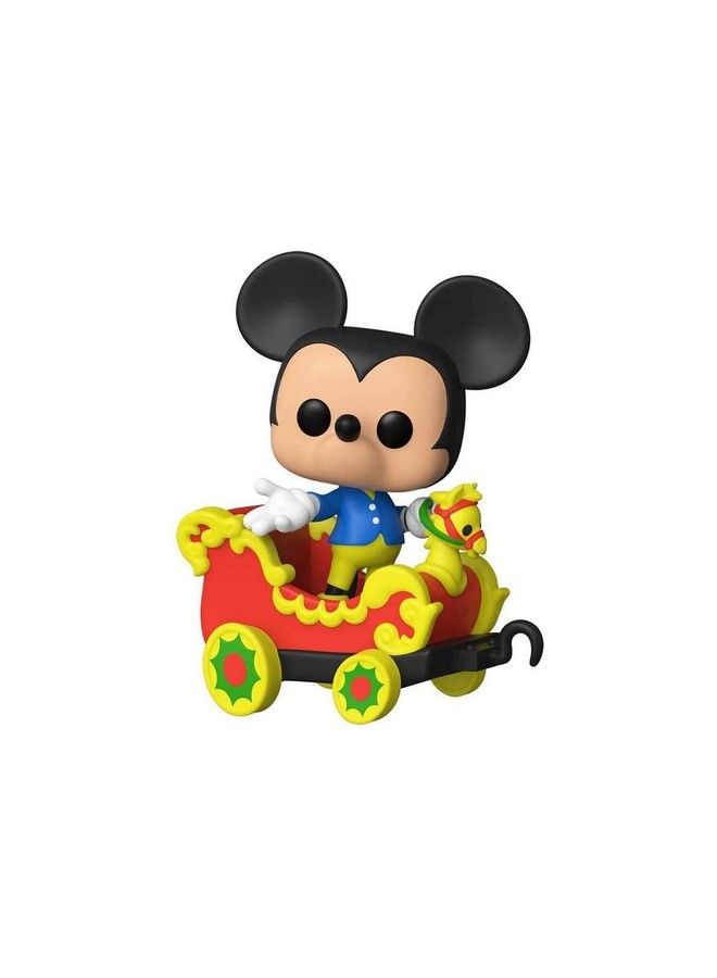 Popdisney: Casey Jr. Circus Train Ride Mickey Mouse In Car Vinyl Figure