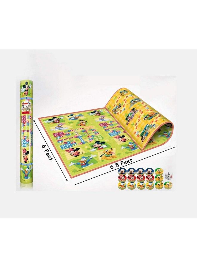 Waterproof Anti Skid Double Sided Baby Play And Crawl Matwith A Carry Bag Multi (6 X 5 Feet)