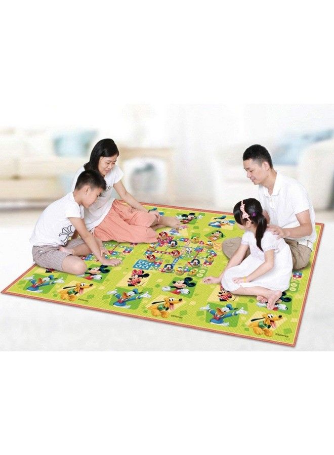 Waterproof Anti Skid Double Sided Baby Play And Crawl Matwith A Carry Bag Multi (6 X 5 Feet)