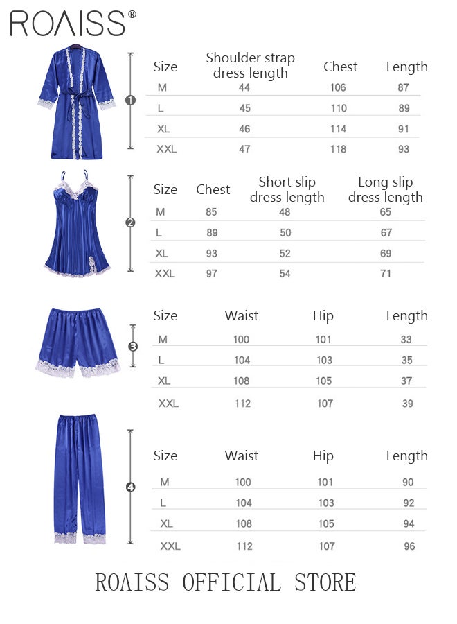 5-Pack Women's Pyjama Set Sling with Chest Pad Nightdress Sweet Sleepwear Home Wearing Clothes Suits Ladies Floral Printing Nightwear Lingerie Robe Underwear Shorts Summer Spring