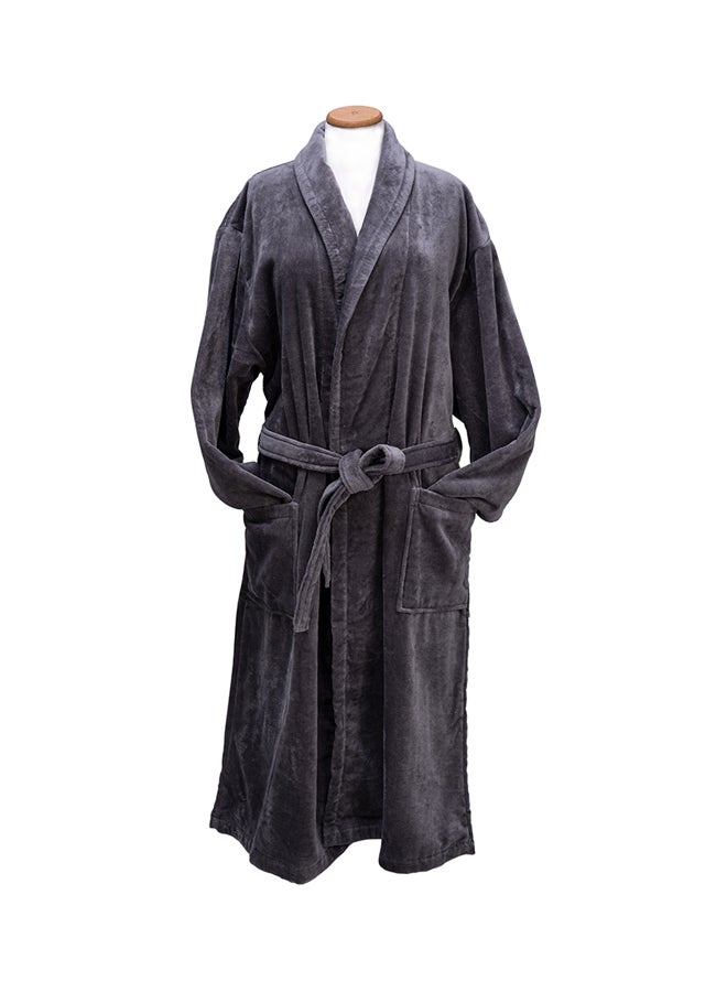 Bath Robe Grey L