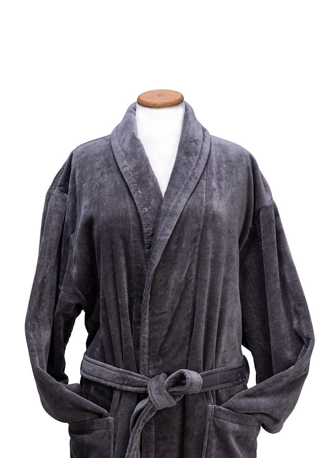 Bath Robe Grey L