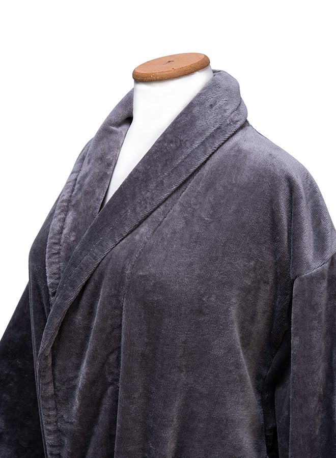 Bath Robe Grey L