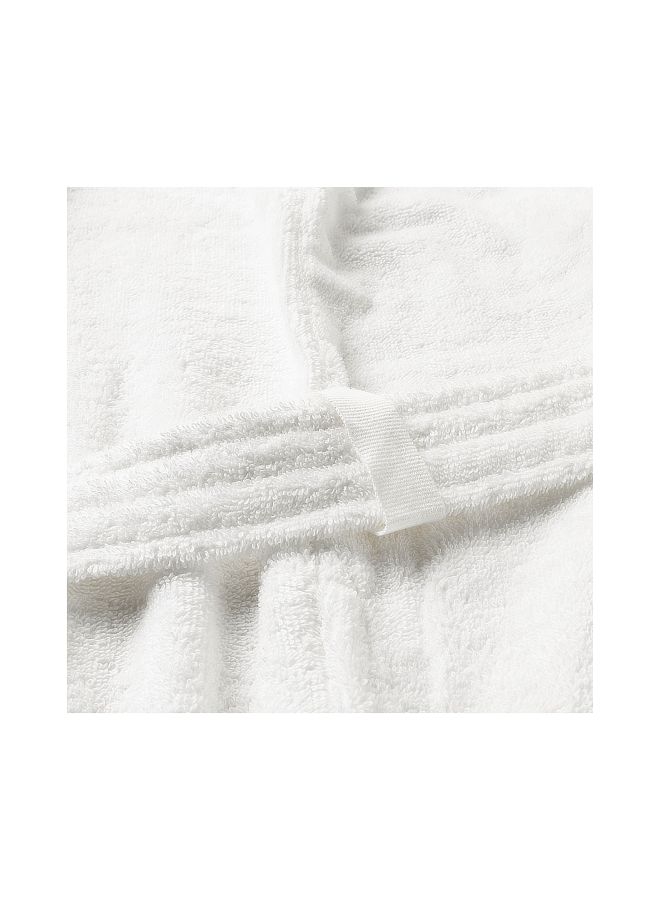 Cotton Bath Robe White M