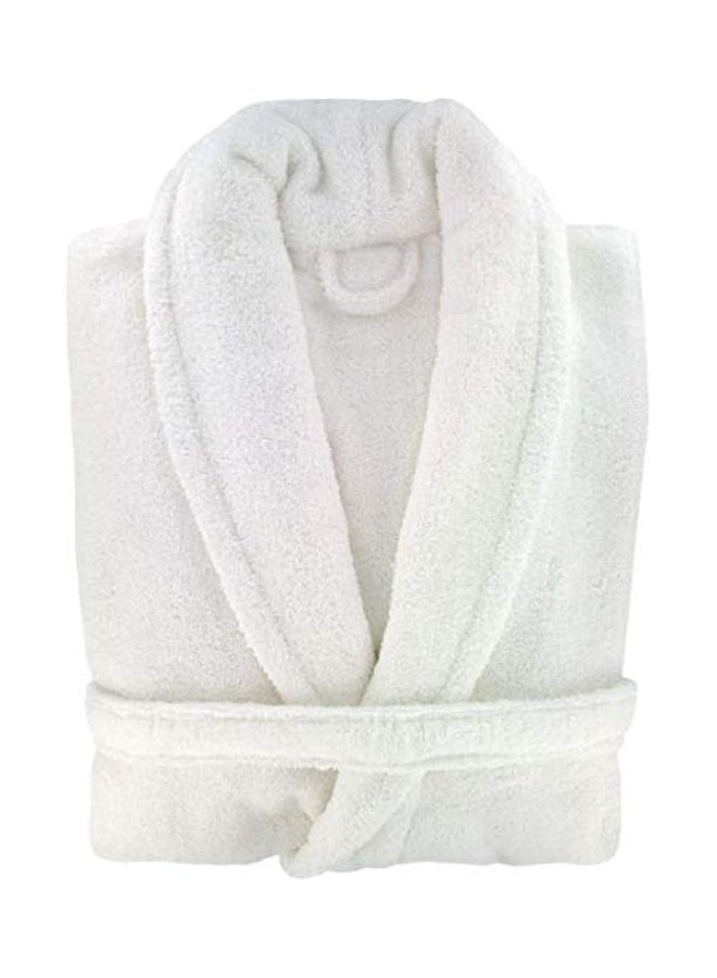 Cotton Bathrobe White XL