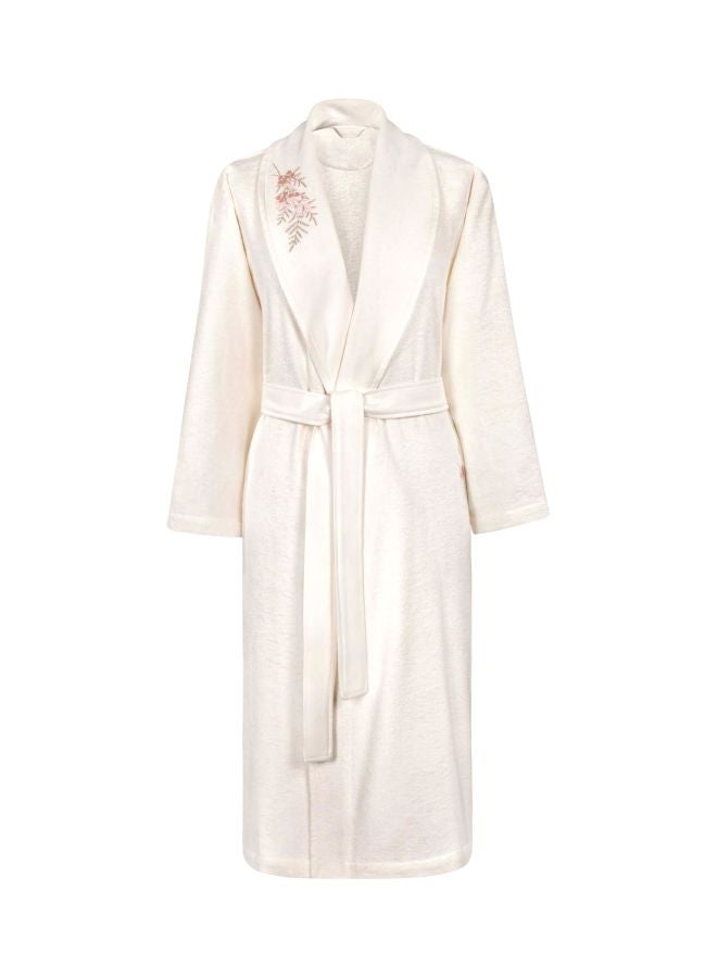 Mirella Bath Robe Ecru M