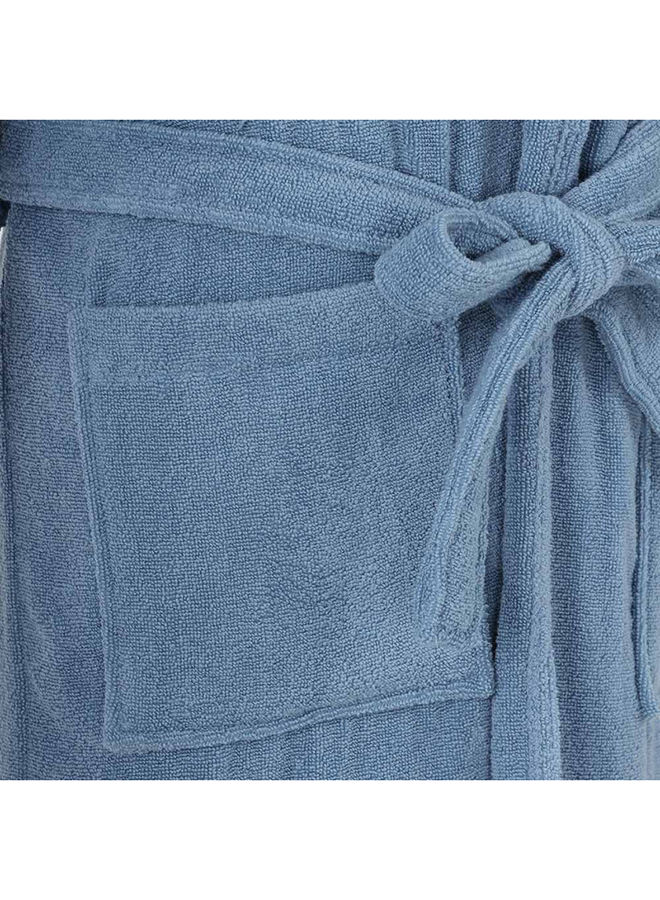 Lauren Bathrobe, Denim Blue- Medium