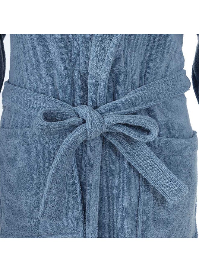 Lauren Bathrobe, Denim Blue- Medium