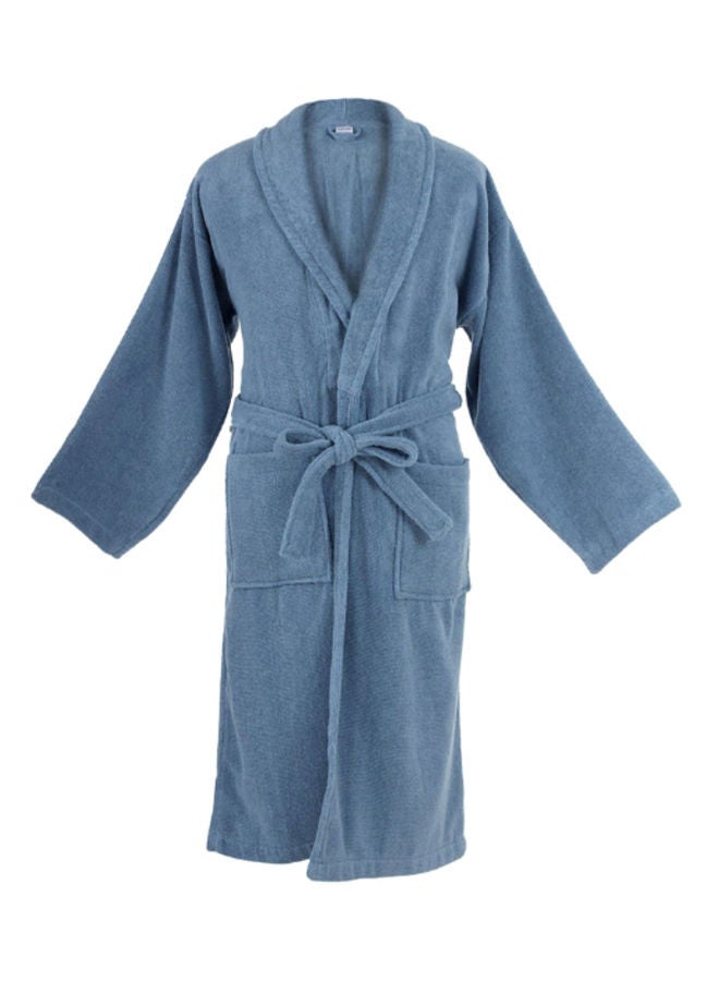 Lauren Bathrobe, Denim Blue – Small