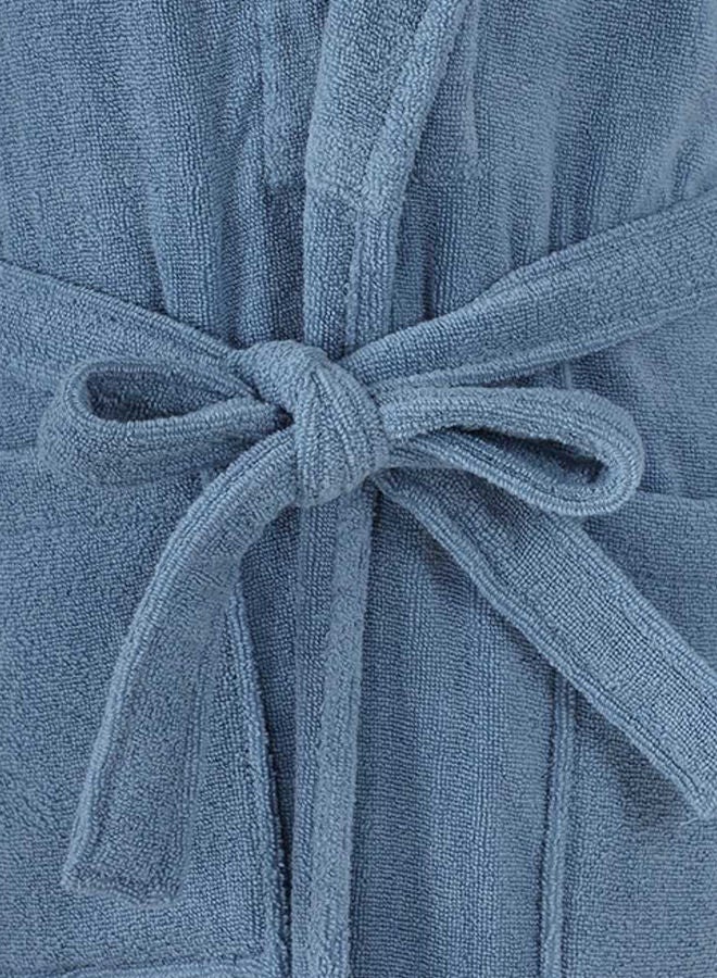 Lauren Bathrobe, Denim Blue – Small