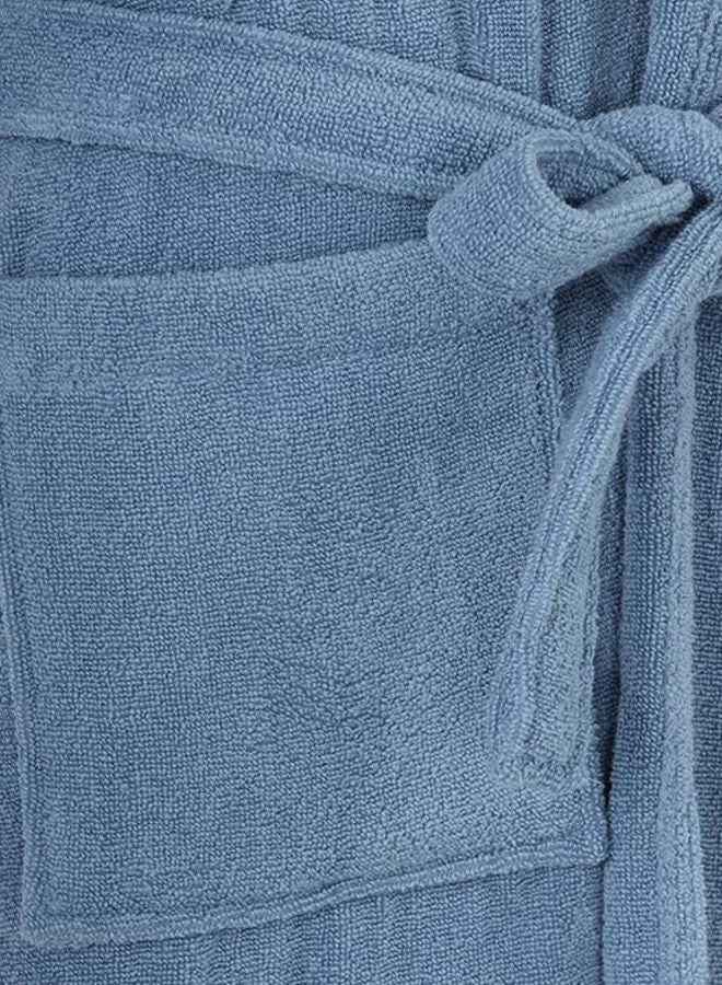 Lauren Bathrobe, Denim Blue – Small