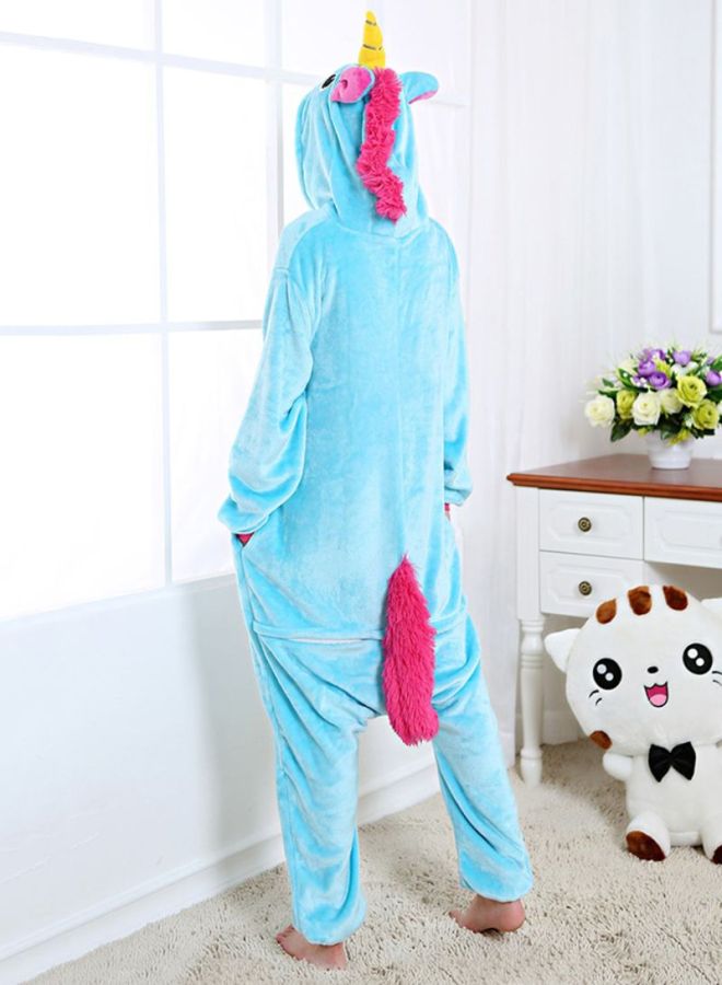 Horse Shaped Comfy Onesie Blue/White/Pink