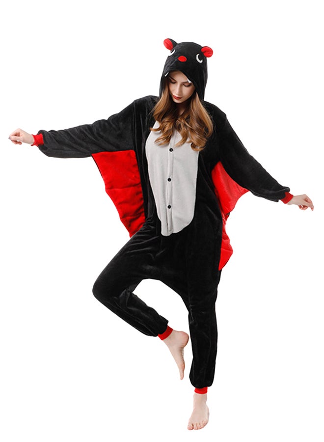 Bat Onesie Black