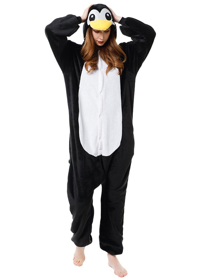 Penguin Onesie Black