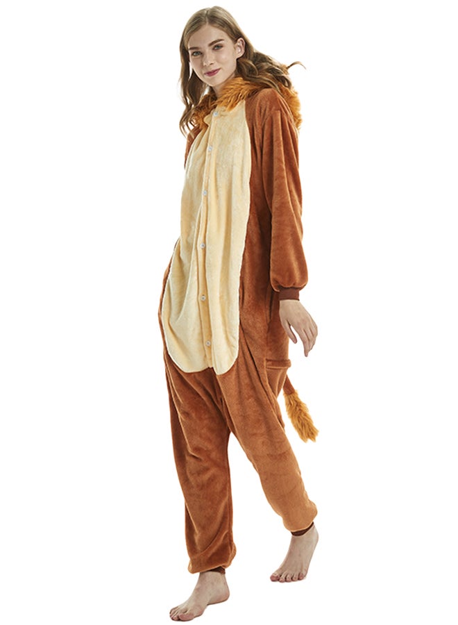 Lion Onesie Brown