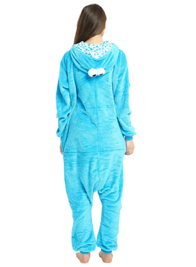 Soft Hooded Onesie Blue