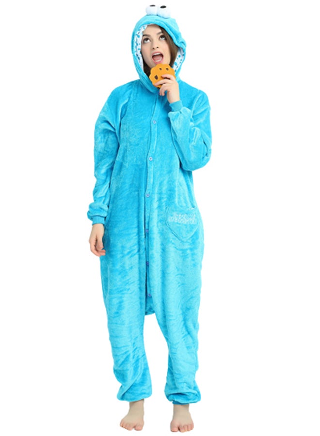 Soft Hooded Onesie Blue