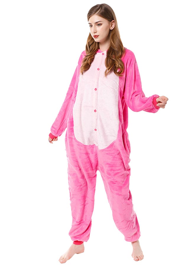 Soft Hooded Onesie Pink