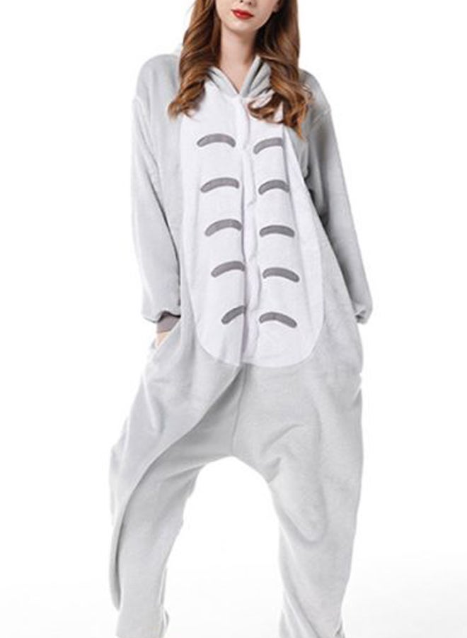Cartoon Character Themed Onesie Grey/White/Black
