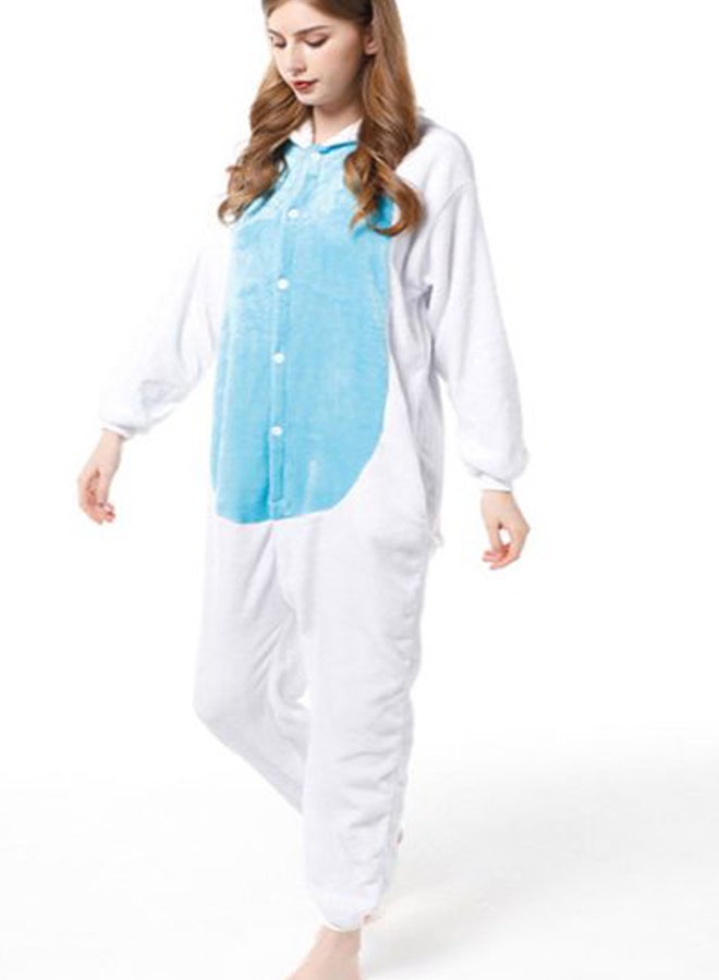 Bunny Themed Onesie White/Blue/Black