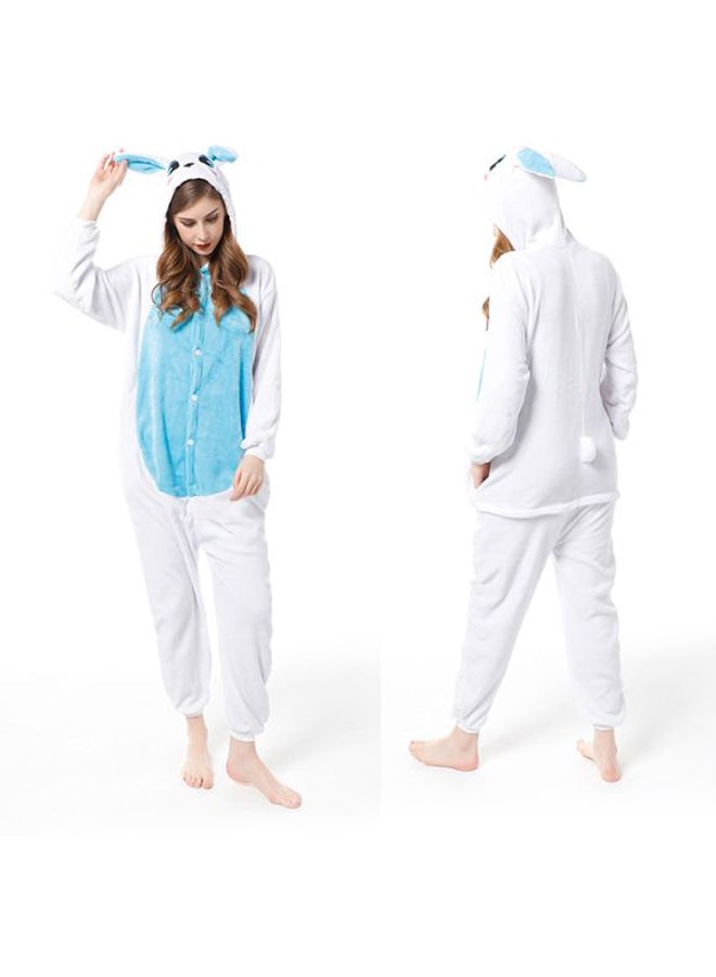 Bunny Themed Onesie White/Blue/Black