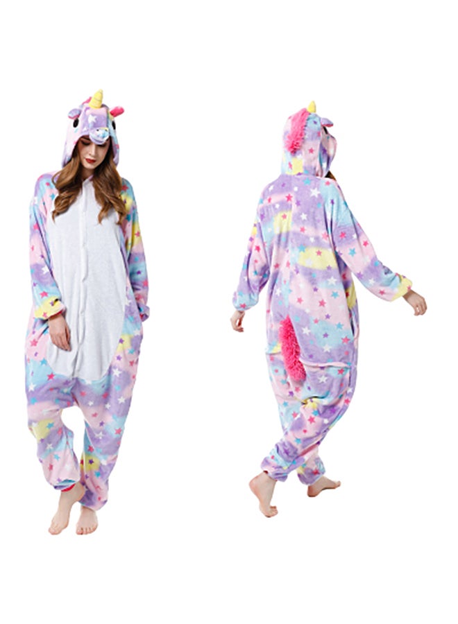 Unicorn Printed Onesie Multicolor