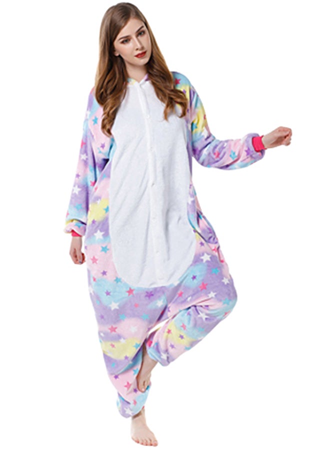 Unicorn Printed Onesie Multicolor