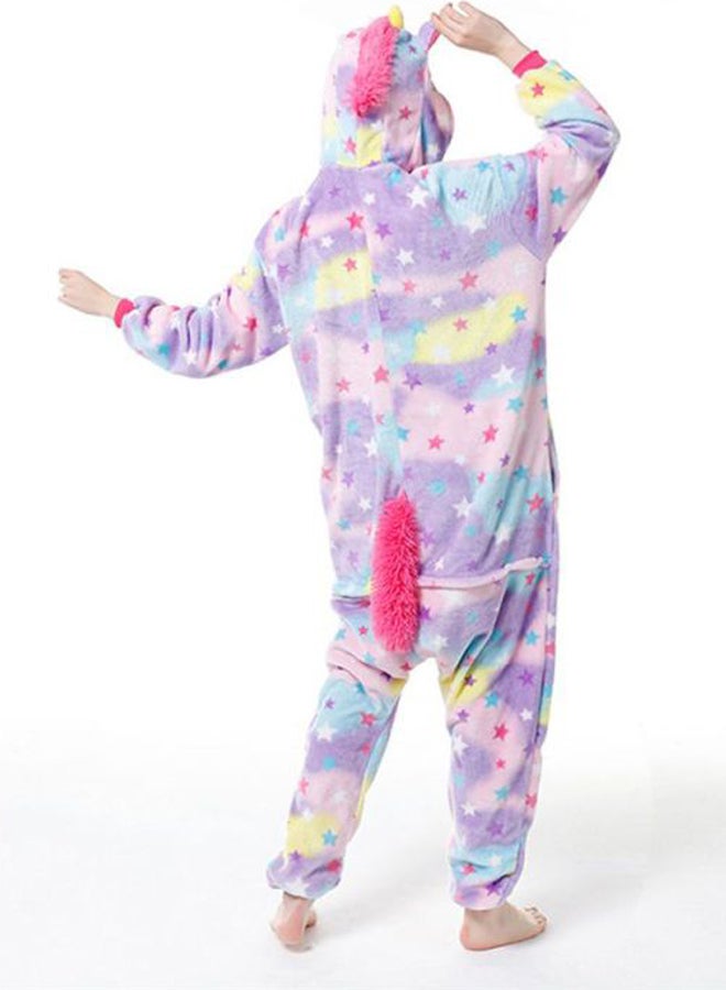 Unicorn Printed Comfy Onesies White/Purple/Blue