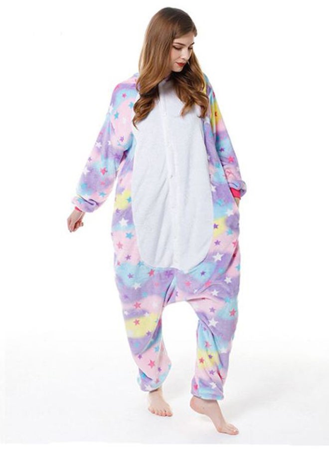 Unicorn Printed Comfy Onesies White/Purple/Blue