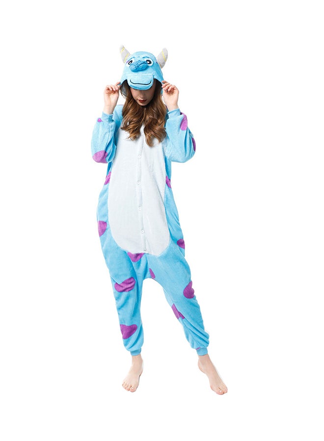 Monster University Themed Onesie Blue/White/Pink