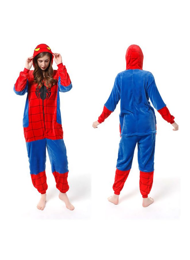 Spiderman Printed Onesie Red/Blue/Black