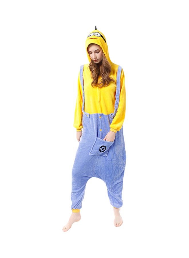 Minions Printed Onesie Blue/Yellow/White