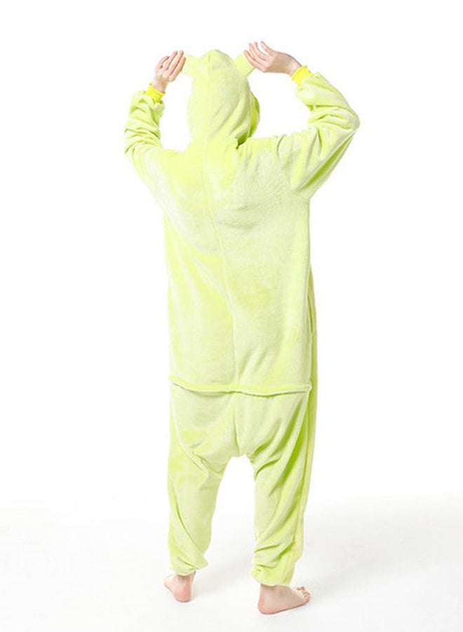 Frog Shaped Comfy Onesie Pajamas Green