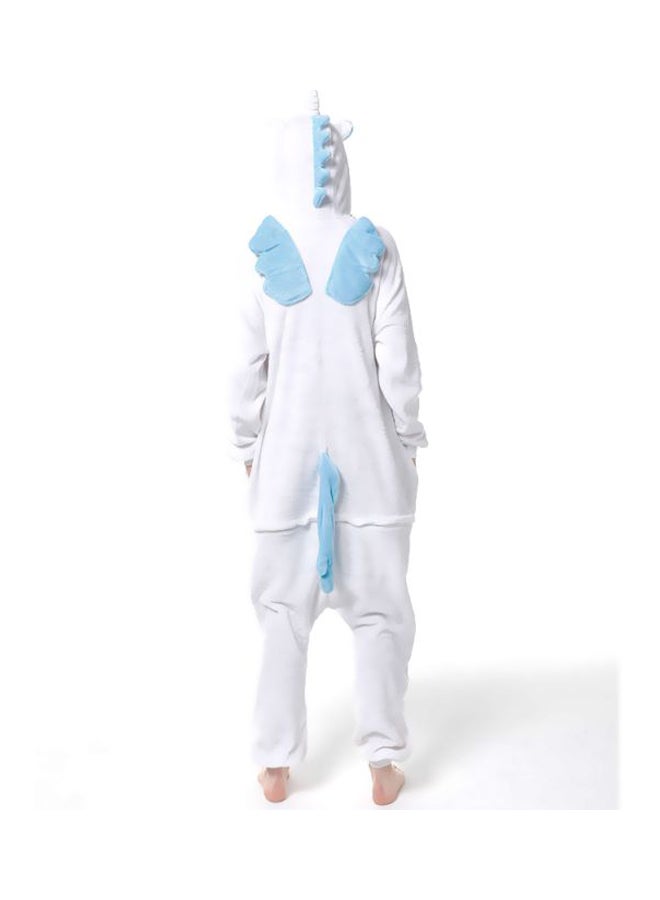 Blue Unicorn Sleepwear Hoodie Multicolor