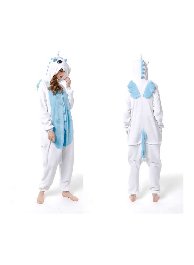 Blue Unicorn Sleepwear Hoodie Multicolor