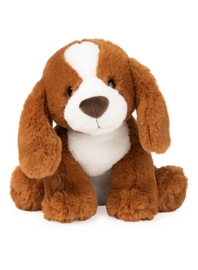 Kian Spaniel Puppy Dog Plush Stuffed Animal For Ages 1 And Up 10” Brown/White