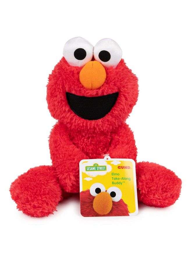 Sesame Street Official Elmo Take Along Buddy Plush Premium Plush Toy For Ages 1 & Up Red 13”