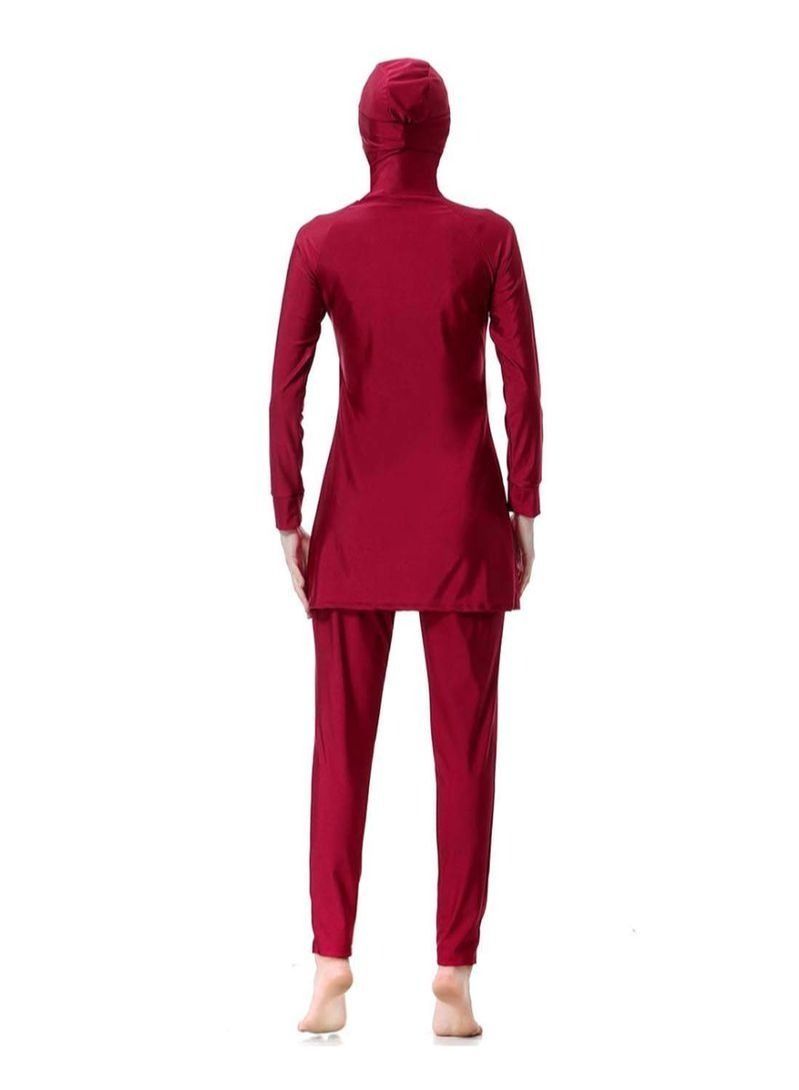 Conservative And Fashionable Burkinis Claret