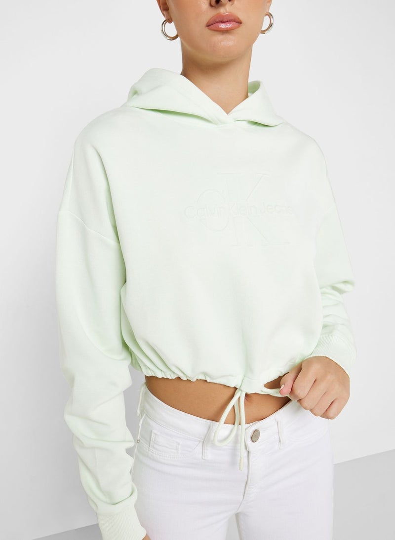 Logo Knitted Hoodie