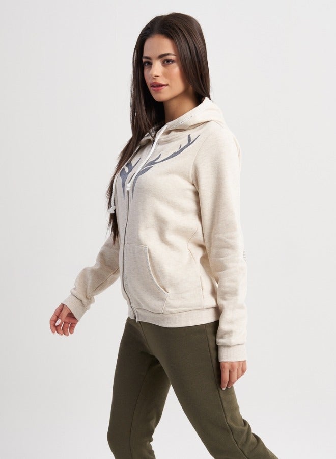 Hailys Women's Sweatshirt , Beige