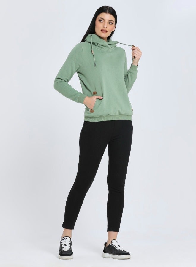 Hailys Women's Sweatshirt , Green