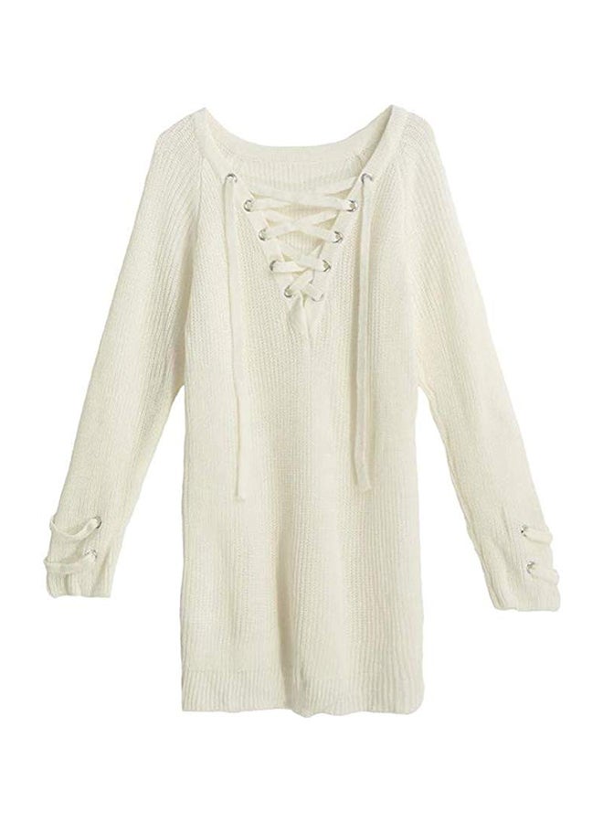 Full Sleeves Pullover Beige