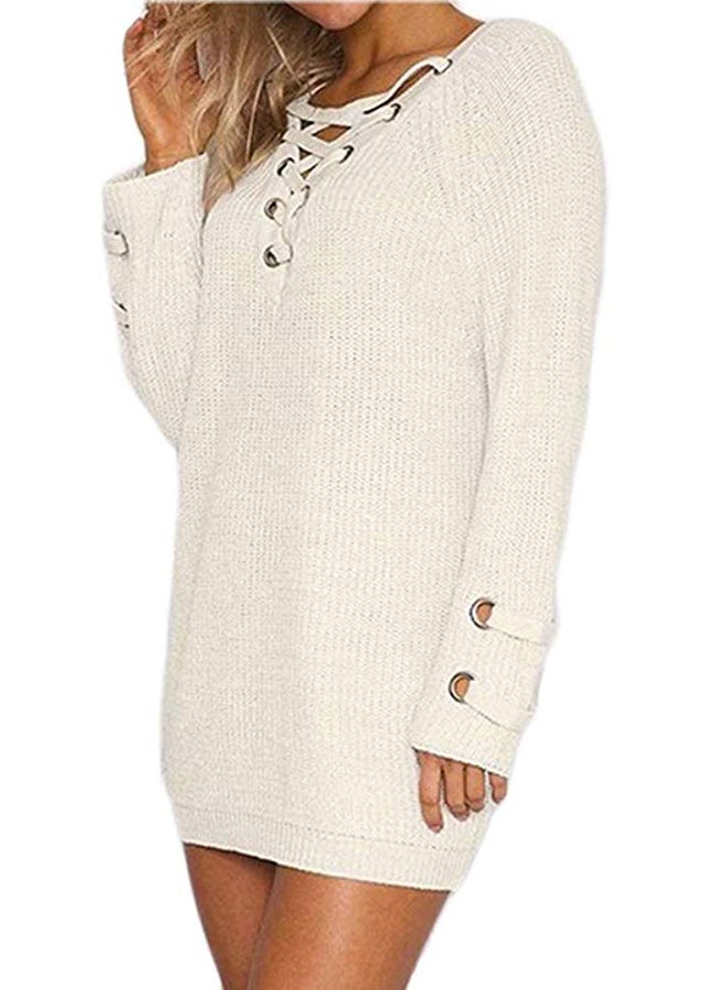 Full Sleeves Pullover Beige