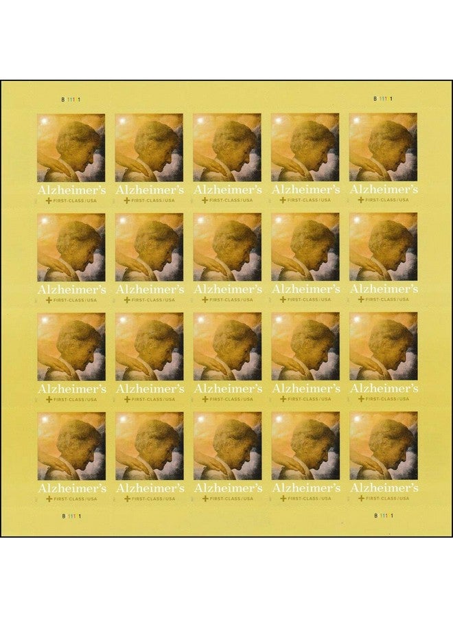 Alzheimer'S Semipostal Sheet Of 20 Postage Stamps Scott B6