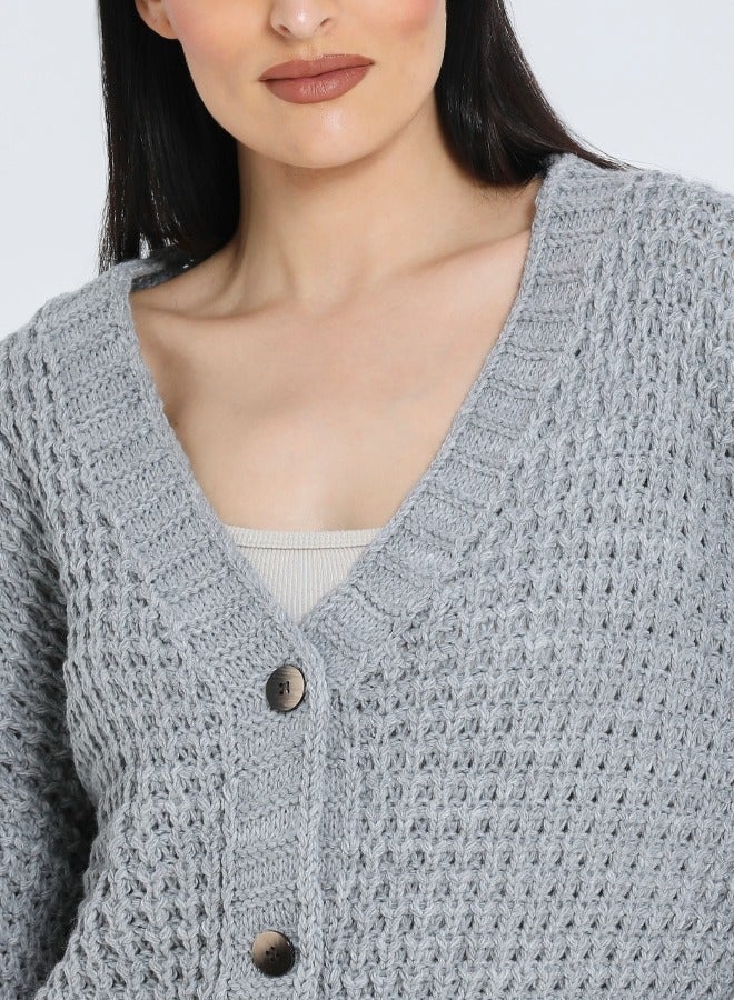 Hailys Women's Cardigan , Grey