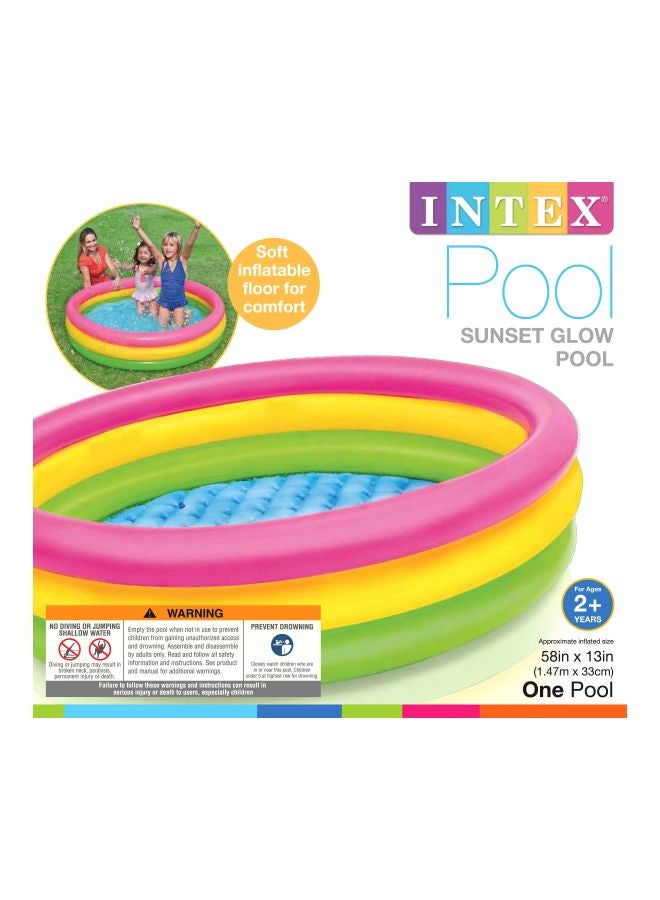 3-Ring Inflatable Pool 58x13inch